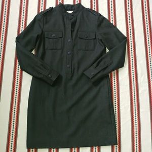 Banana Republic wool military tunic dress